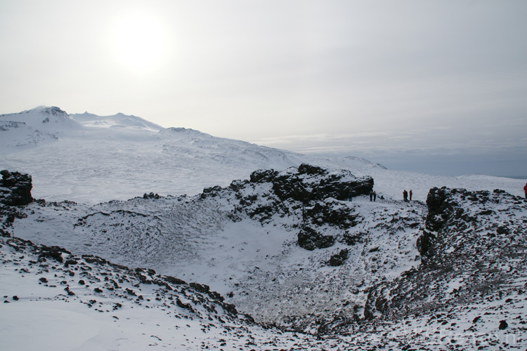 20120318105157 Tour Snæfellsnes bovenop een oude vulkaan